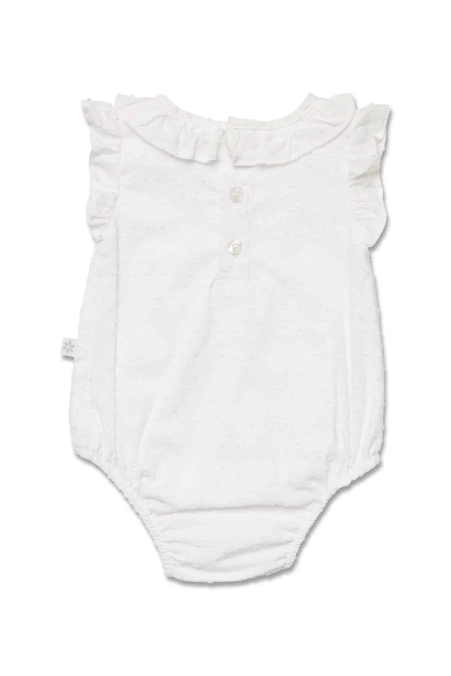 Marquise Frilled Hailspot Bodysuit - White - Image 2