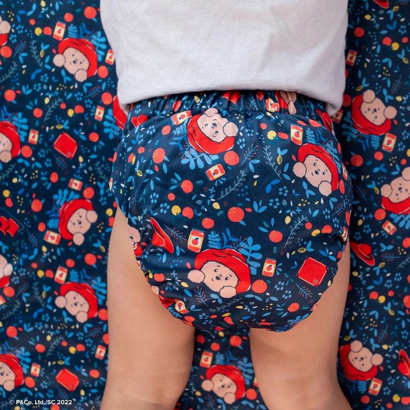 Monarch Classic Reusable Cloth Nappy 2.0 With Snaps - Paddington Baby - Image 4