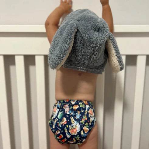 Monarch Classic Reusable Cloth Nappy 2.0 With Snaps - Peter Rabbit Classic - Image 2