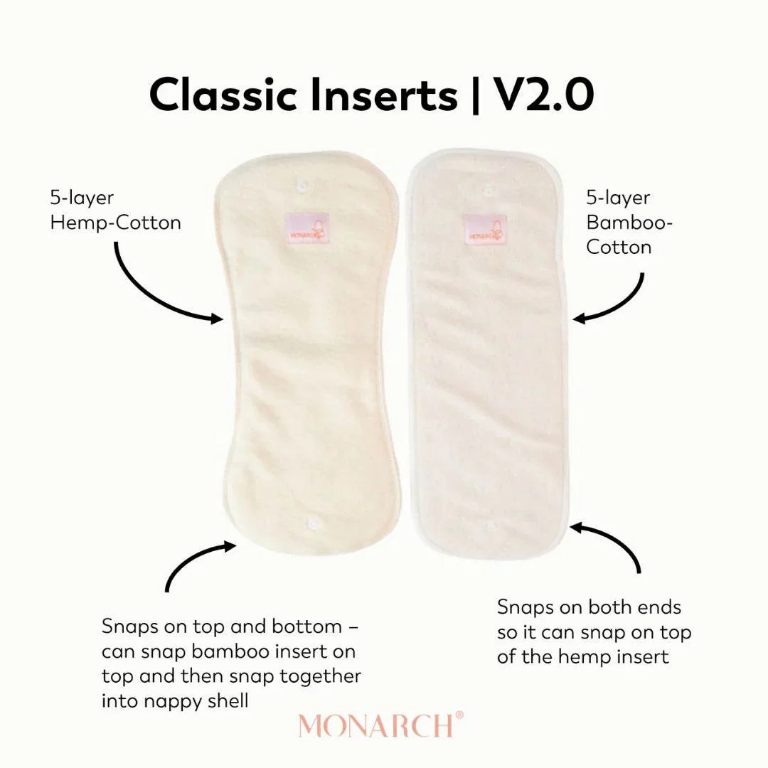 Monarch Classic Reusable Cloth Nappy 2.0 With Snaps - Twilight Flight - Image 6