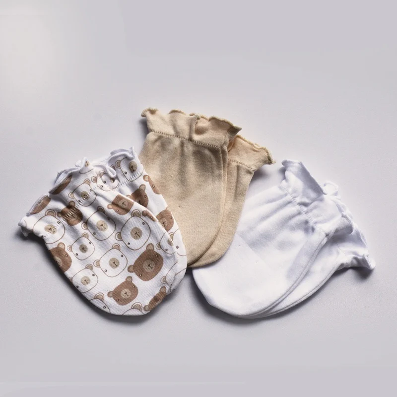 Playette 3 Pack Newborn Bear Mittens - Image 2