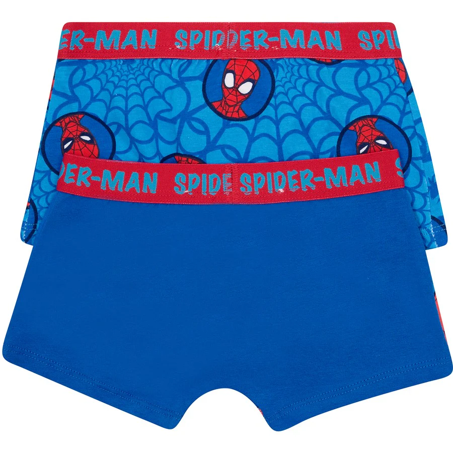 Rio Spider-Man Boys Trunks 2 Pack - Blue - Image 2