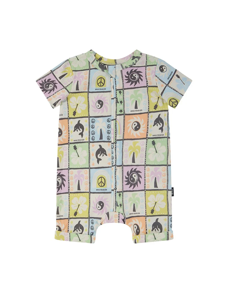 Rock Your Baby Mimi Shorty Coverall - Multi