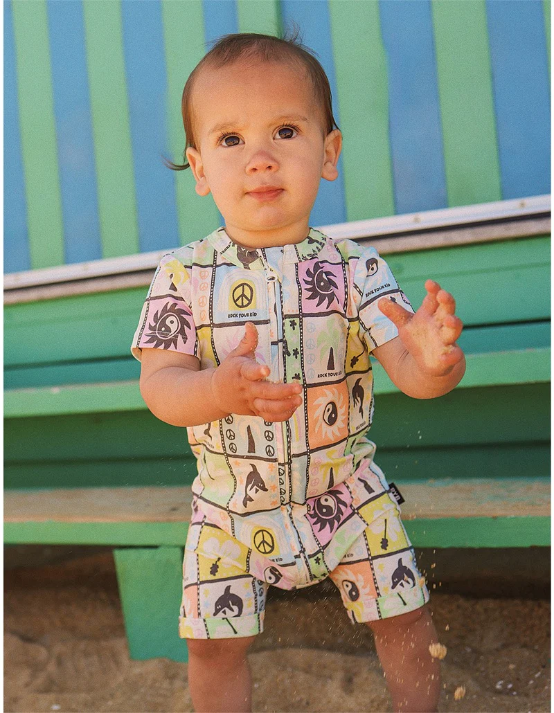 Rock Your Baby Mimi Shorty Coverall - Multi - Image 3