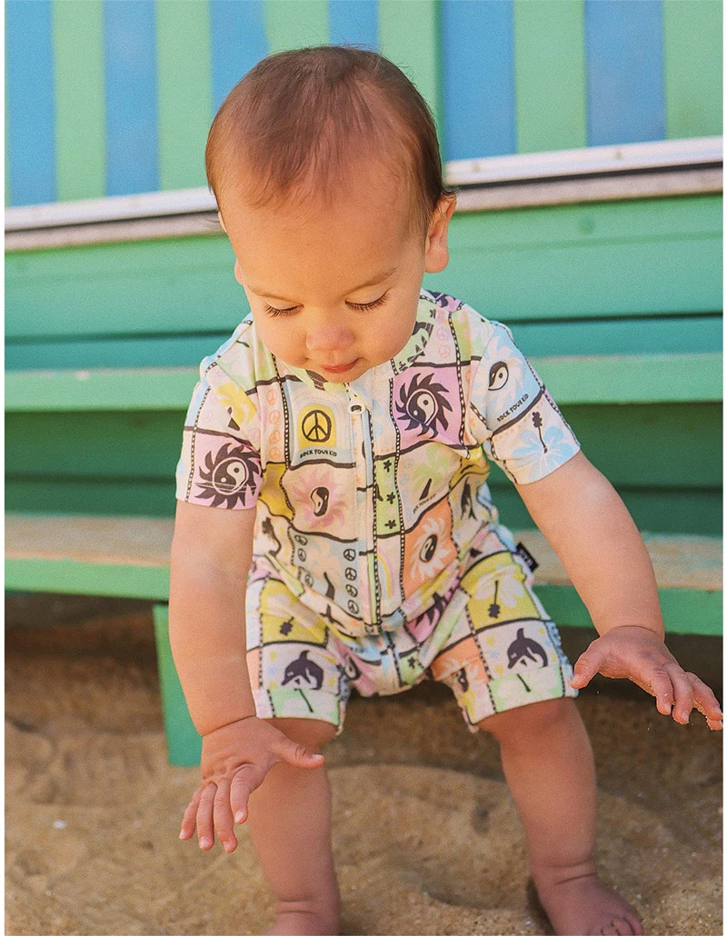 Rock Your Baby Mimi Shorty Coverall - Multi - Image 6