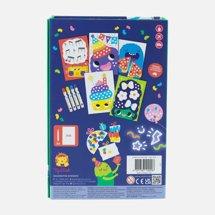Tiger Tribe Dot Paint Set - Party Time - Image 10
