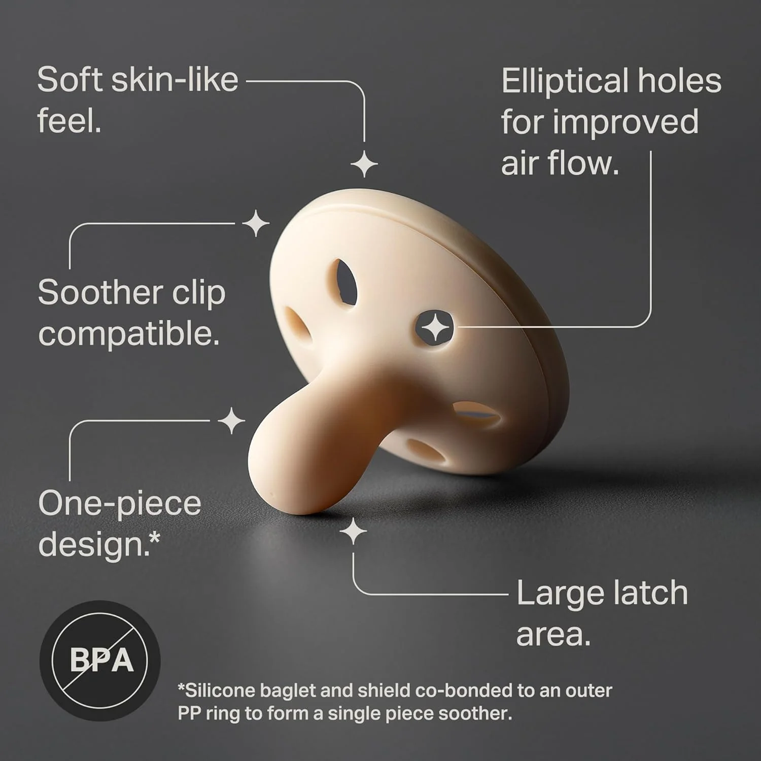 Tommee Tippee Breast-Like Silicone Soother 2 Pack 6-18 Months - Olive Pack - Image 5