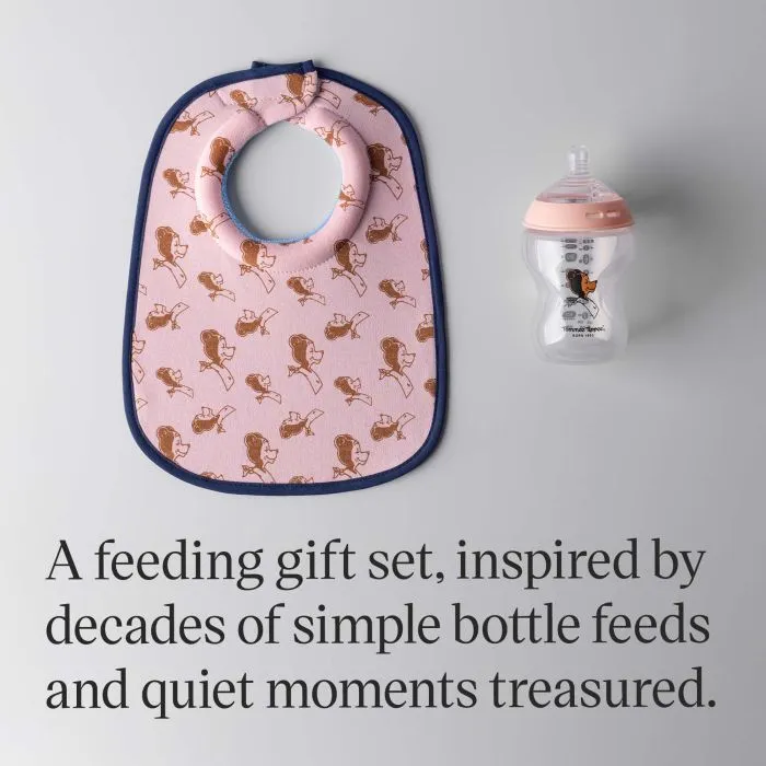 Tommee Tippee Heritage Feeding Gift Set - Pink - Image 6