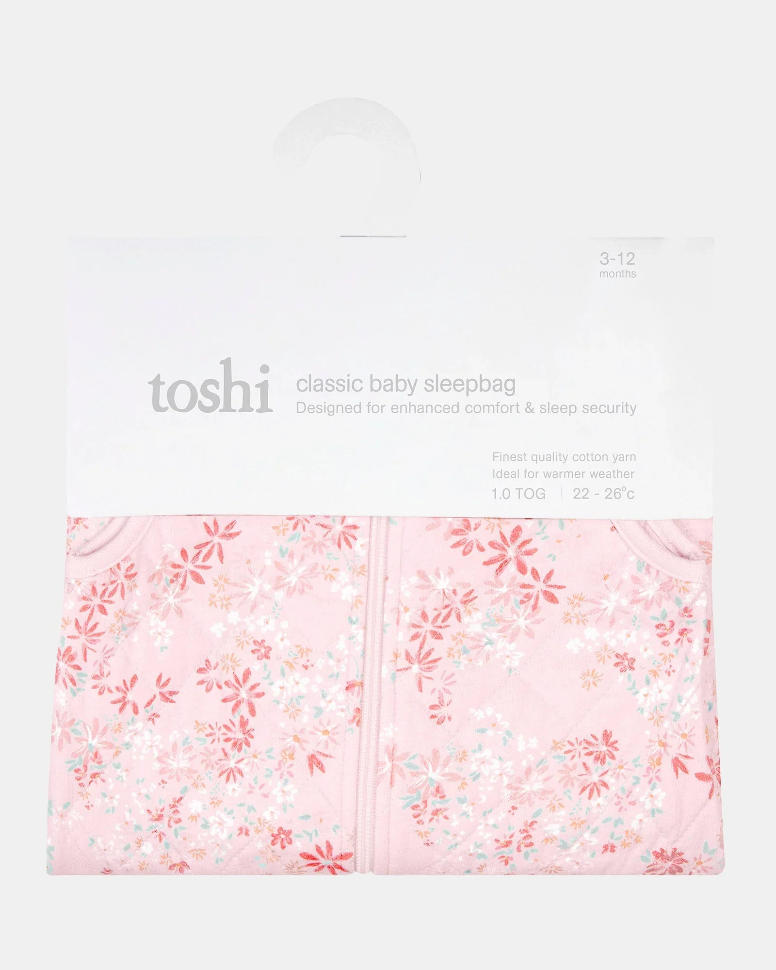 Toshi Classic Baby Sleeping Bag 1.0 TOG - Athena Blossom - Image 8