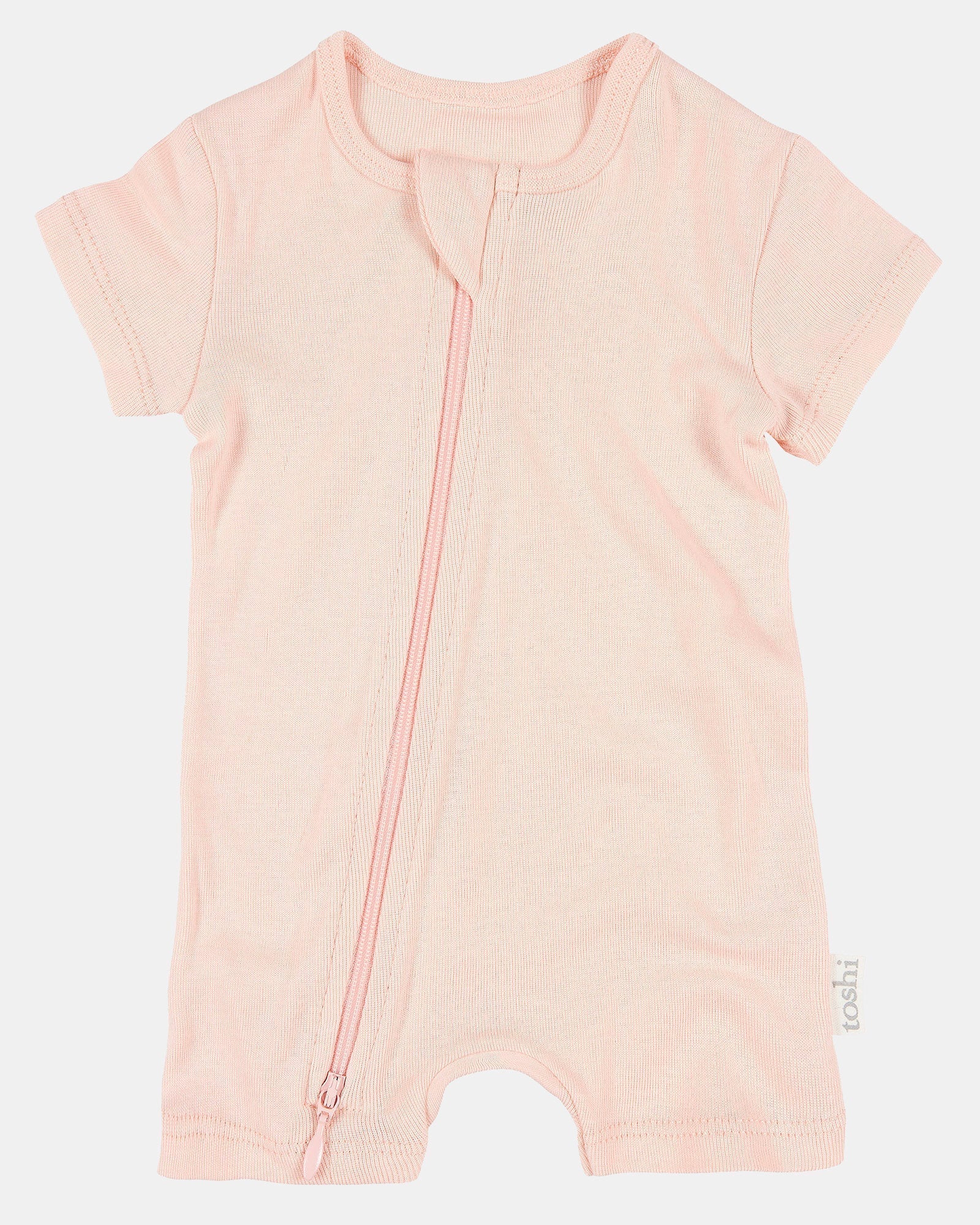 Toshi Dreamtime Organic Onesie Short Sleeve - Blush