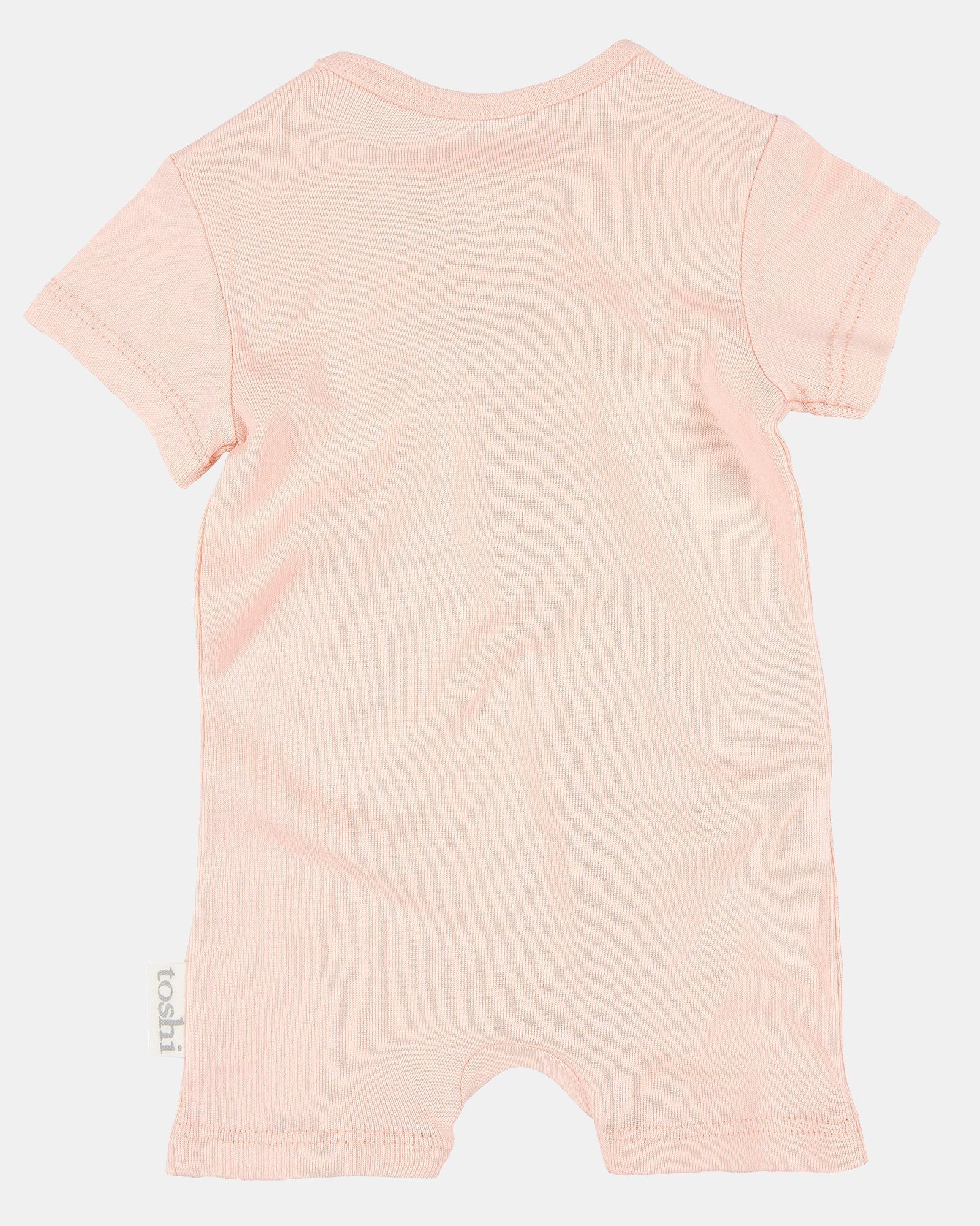 Toshi Dreamtime Organic Onesie Short Sleeve - Blush - Image 2