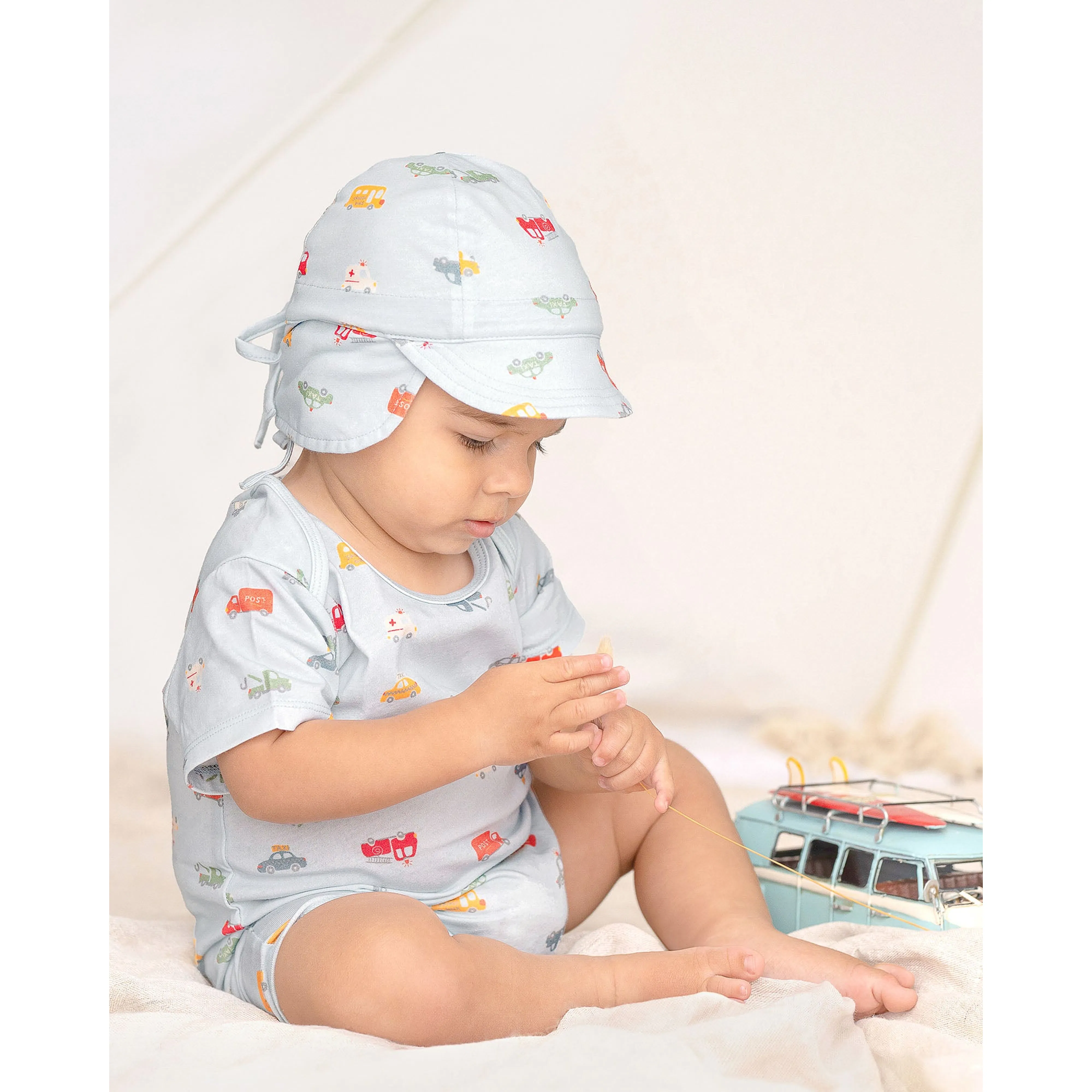 Toshi Onesie Short Sleeve Classic - Working Wheels - Image 2