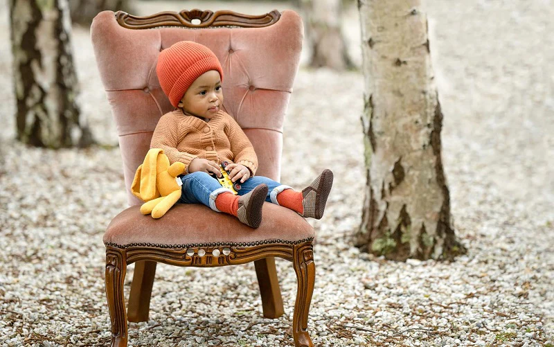 Toshi Organic Beanie Snowy - Coral - Image 2