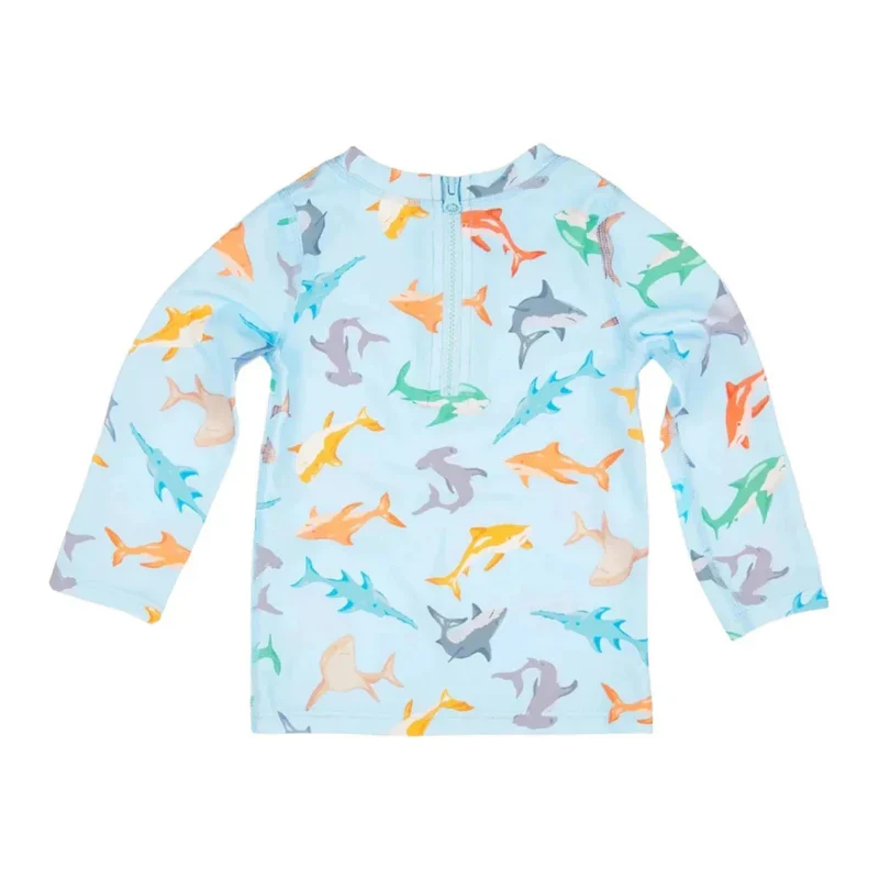 Toshi Swim Baby Rashie Long Sleeve Classic - Sharky - Image 2