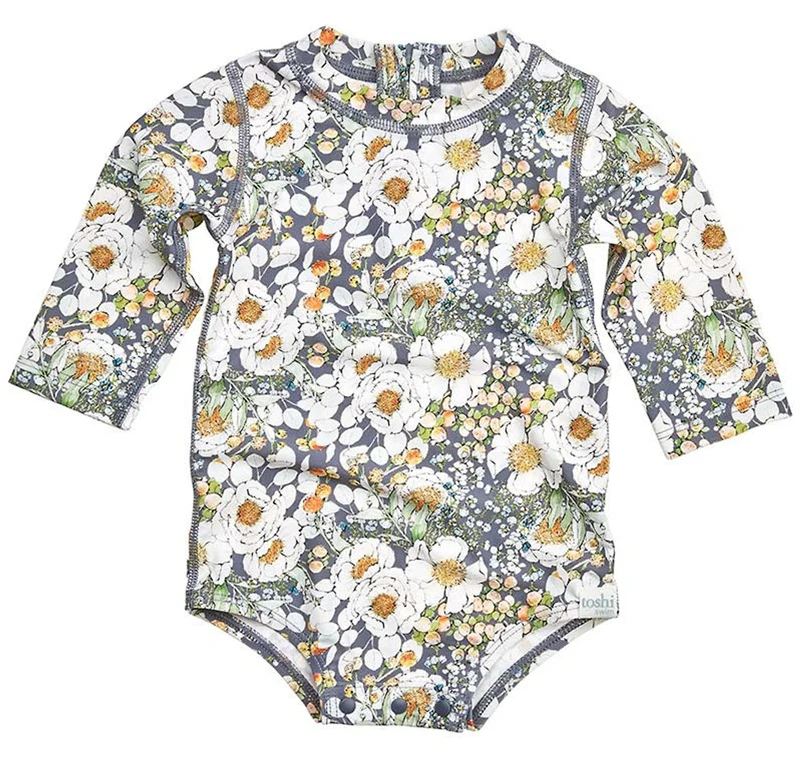 Toshi Swim Onesie Long Sleeve - Claire