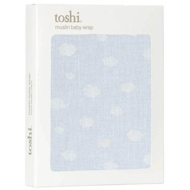 Toshi Wrap Muslin Print - Clouds