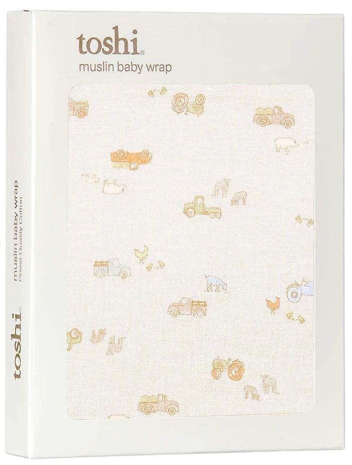 Toshi Wrap Muslin Print - Hillbilly